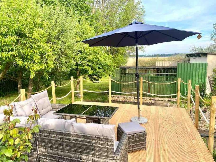 Ferienhaus Mit Wasserblick Auf Der Insel Usedom Krummin Exterior foto